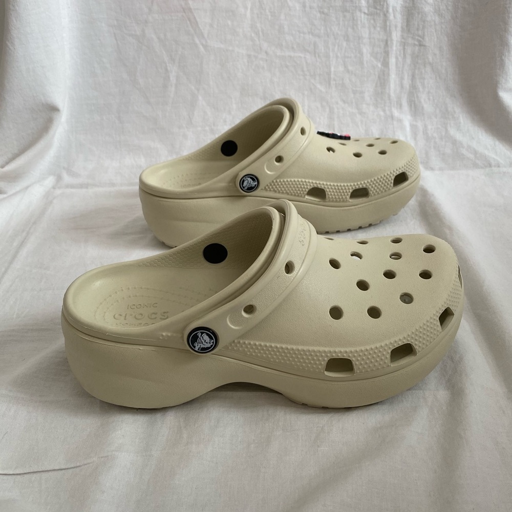 Classic Platform Clog - Bone